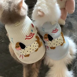 Chaleco transpirable para perros y gatos pequeños - ropa de verano