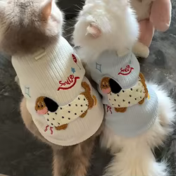 Chaleco transpirable para perros y gatos pequeños - ropa de verano