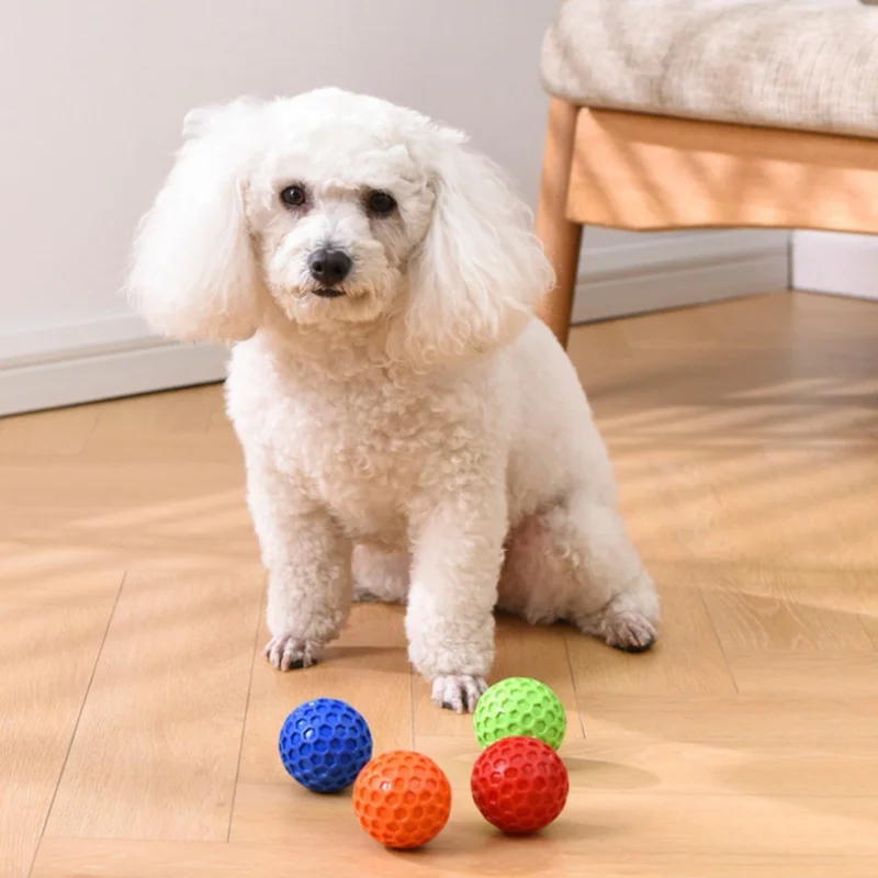 Juguete masticable para perros de caucho natural resistente con sonido - imagen 4