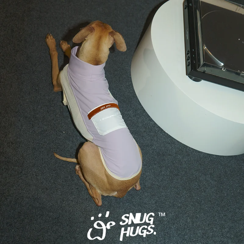 Chaleco refrescante de 2 patas para perro Huibit, abrigo protector solar transpirable para perro, pijamas de Whipbit suaves y frescos para galgo italiano, primavera y verano - imagen 3