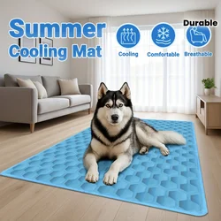 Alfombra refrescante para perros y gatos transpirable lavable verano
