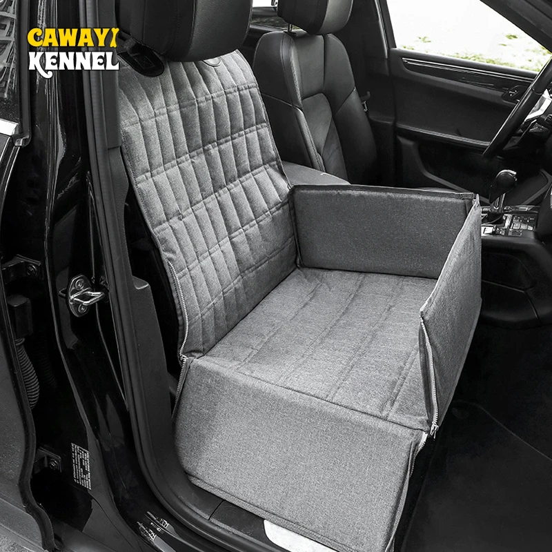CAWAYI KENNEL-funda de asiento de coche para mascotas, hamaca plegable de viaje para gatos y cachorros, cesta impermeable para perros