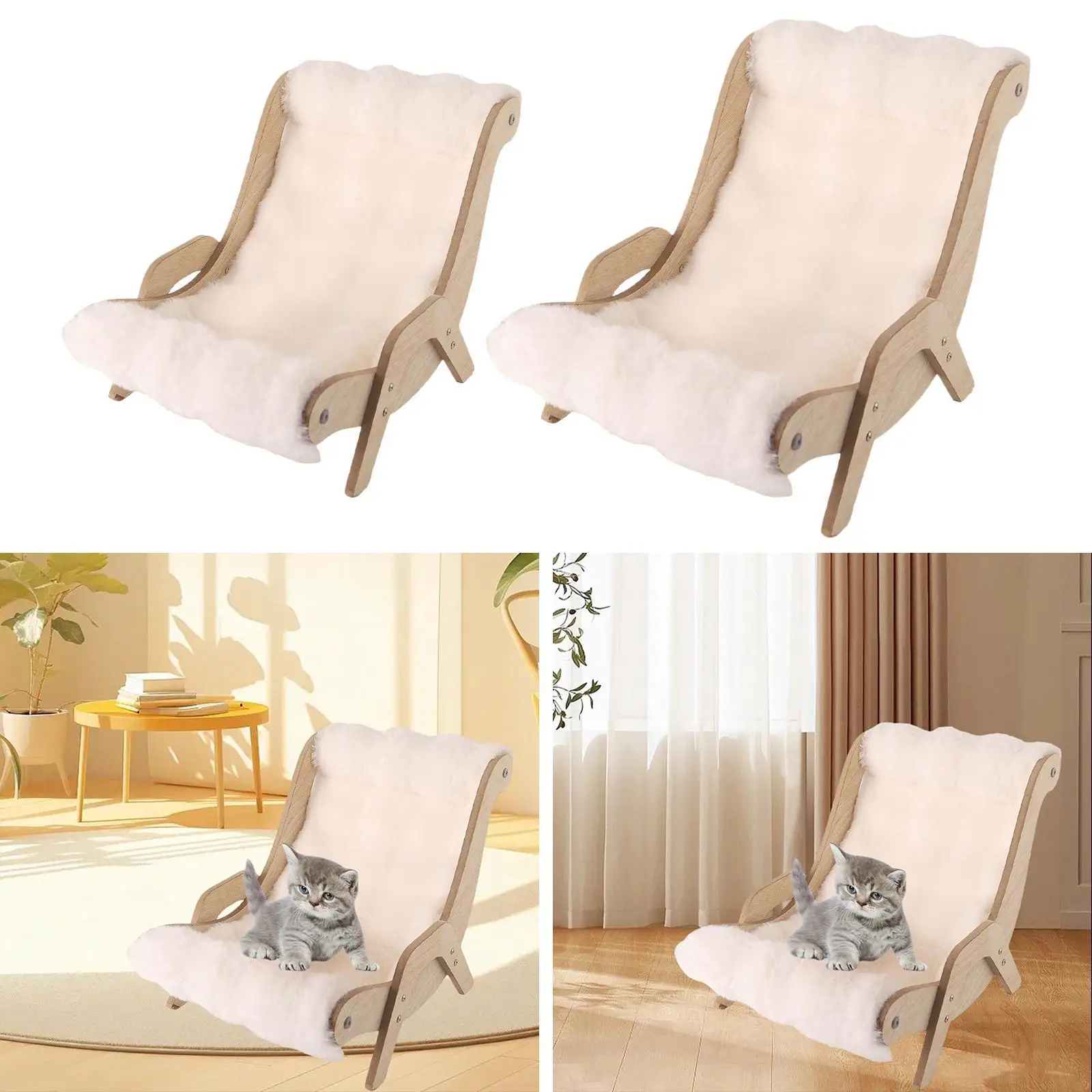 Cat Chair Cat Nest Sturdy Cat Lounger Pet Furniture Cozy for Kitten Dog Pet