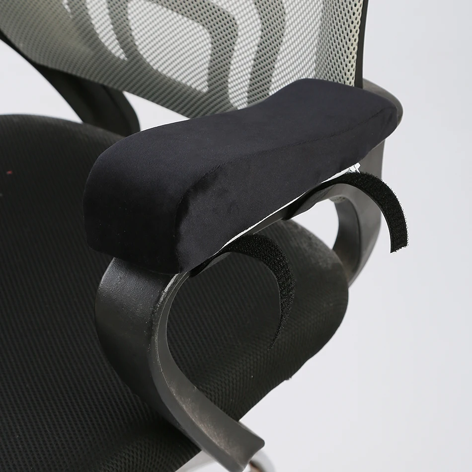 Almohadillas reposabrazos para silla de oficina – 2 unidades blandas ajustables - imagen 3