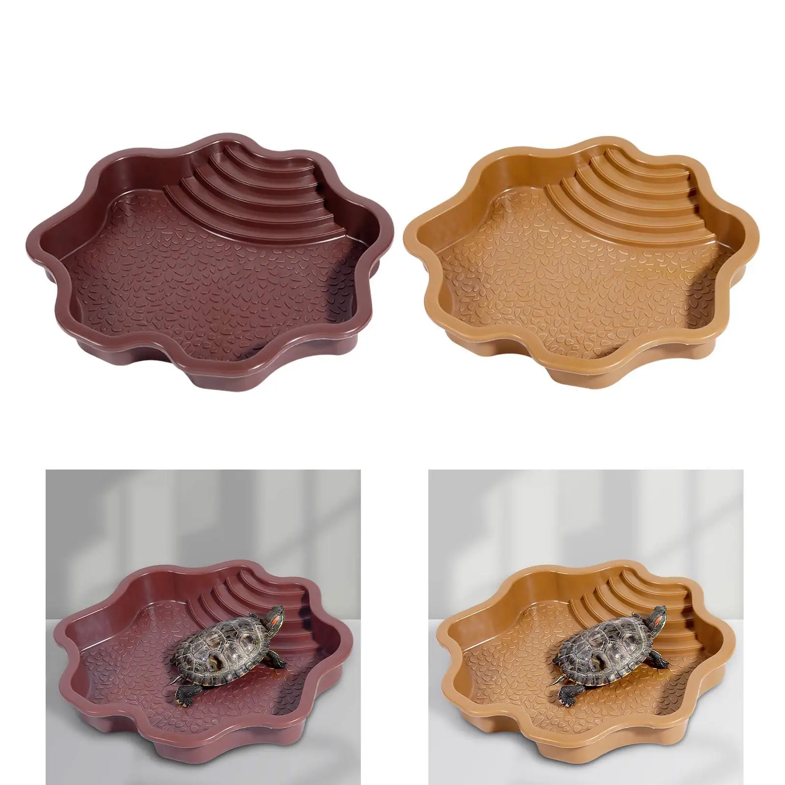 Reptile Water Bowl Reptile Water Dish for Bearded Dragons Gecko Pet Supplies