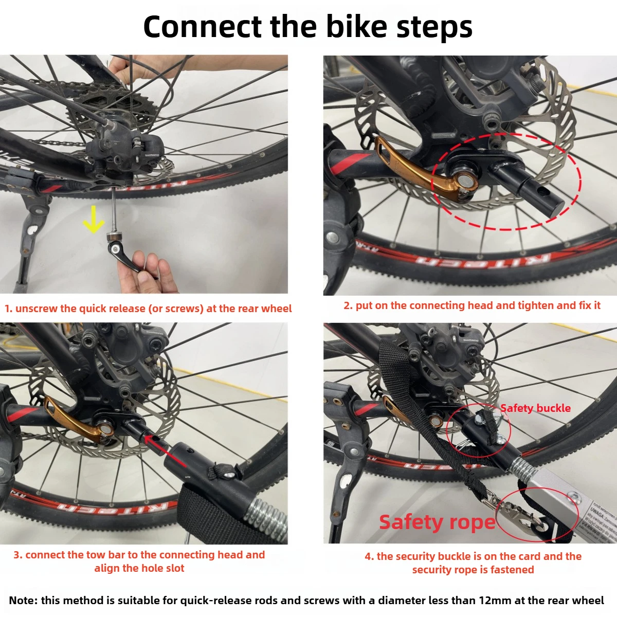 Remolque/carrito de bicicleta plegable de hierro para mascotas pequeñas, cochecitos para perros 2 en 1, suministros portátiles para perros - imagen 4