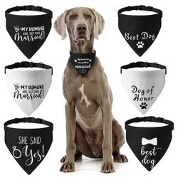 Bandana algodón para perros – Bufanda reutilizable para bodas