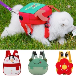 Mochila para perros pequeños con estampado de dibujos animados