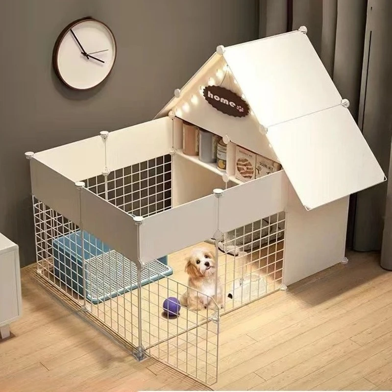 Valla de seguridad para perros, jaula grande para perros, cachorros, gatos, barras extraíbles para interiores, vallas para mascotas, gatos, perros, puertas, camas, accesorios, barrera - imagen 2
