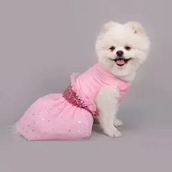 Vestido tutú rosa para perros y gatos – Disfraz para fiestas