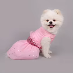 Vestido tutú rosa para perros y gatos – Disfraz para fiestas