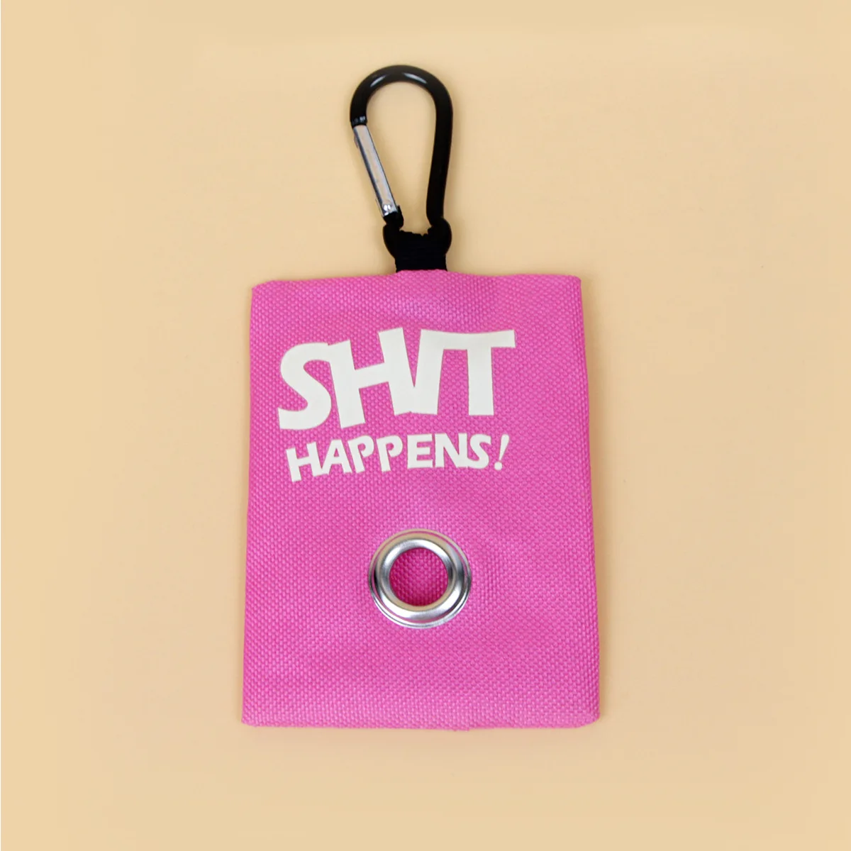 Bolsa para excrementos de mascotas, dispensador de bolsas de basura de lona, soporte portátil para residuos de caca de perro, cachorro y gato al aire libre - imagen 4