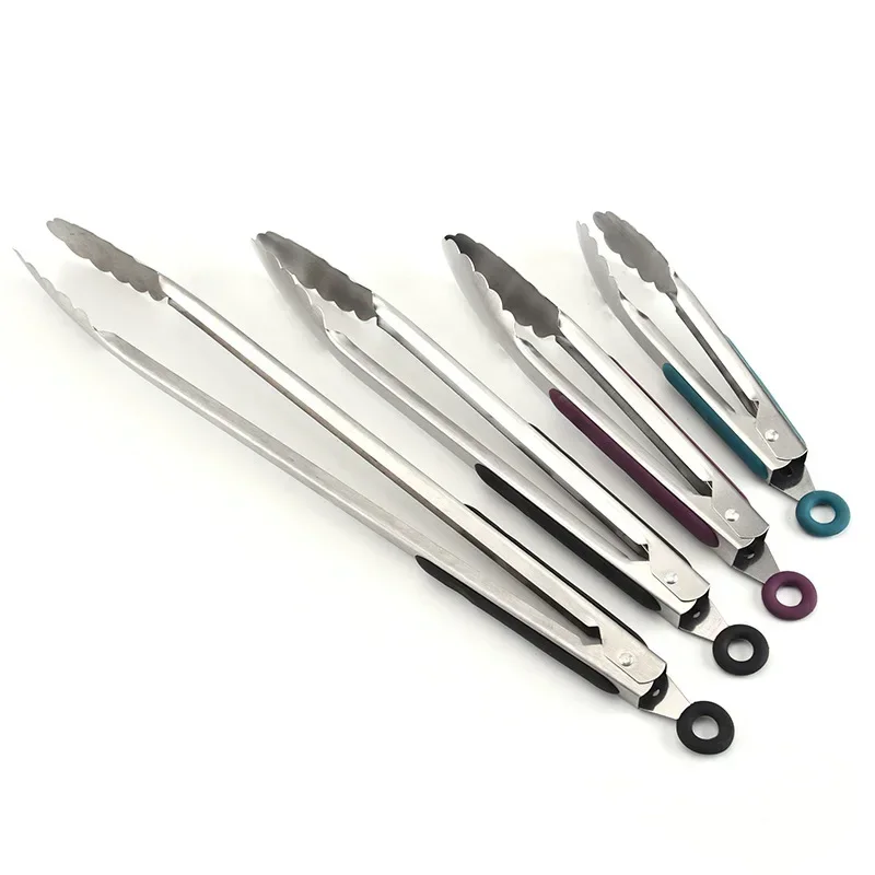 Herramientas de cocina para panqueques, pinzas para barbacoa, pinzas para freír pescado, hornear alimentos, Clip de acero inoxidable para el hogar, 1 ud. - imagen 4