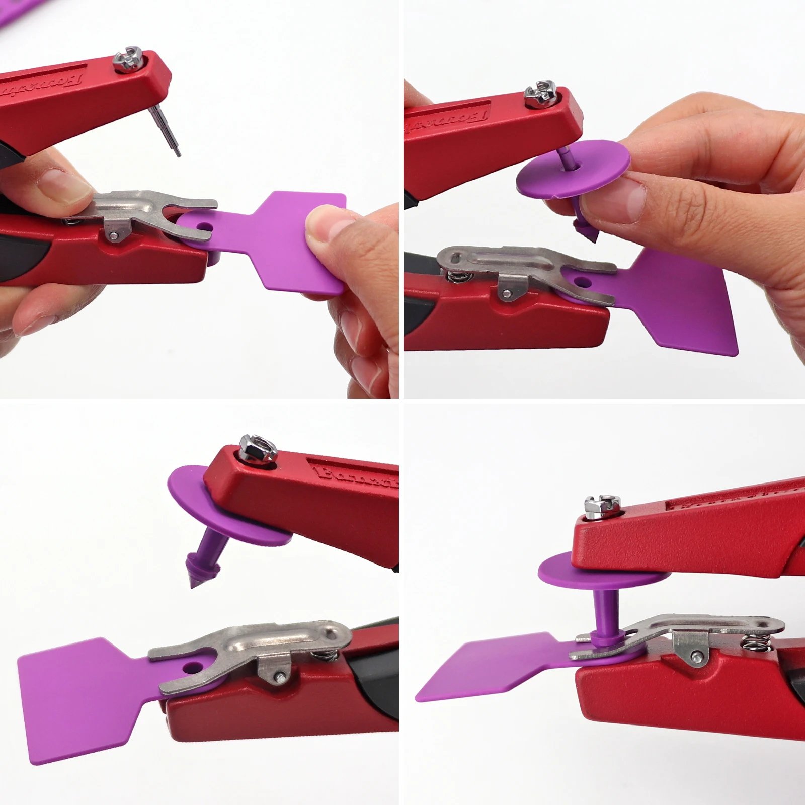 100 Uds. Etiquetas para las orejas de cabra y cerdo de vaca tarjetas con etiquetas para las orejas de animales 001-100 3 colores identificación Digital alimentación de animales de granja - imagen 5