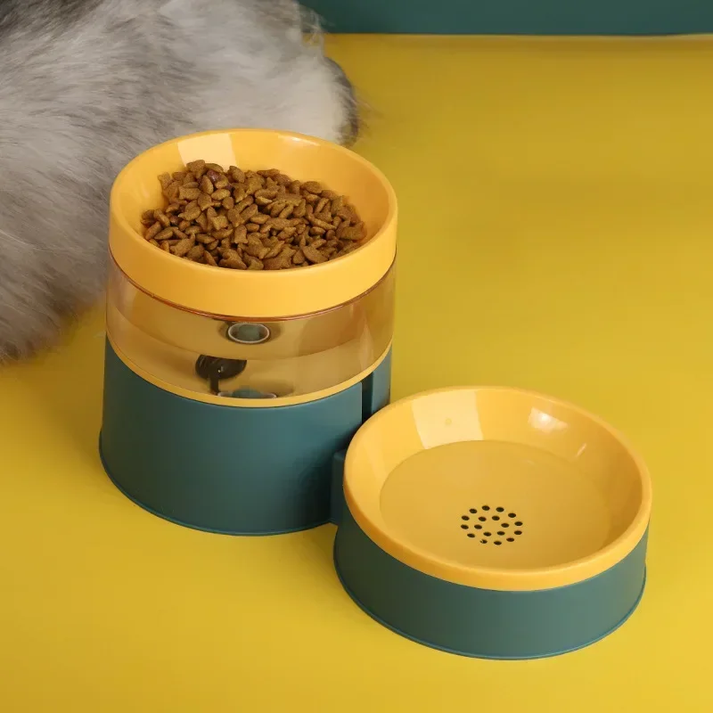 Nuevo Alimentador automático, cuenco para mascotas, protección del cuello, dispensador de agua, cuenco para gatos, agua, comida, lavabo de comida para perros de doble uso - imagen 4