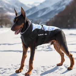 Chaqueta impermeable invierno para perros medianos y grandes