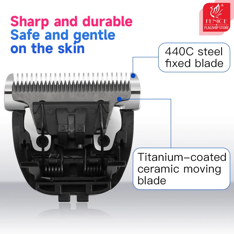 Hoja original extra de repuesto Fenice, cuchillas de 1,0-1,9 MM para cortaúñas de mascotas, modelo P300, máquina - imagen 2