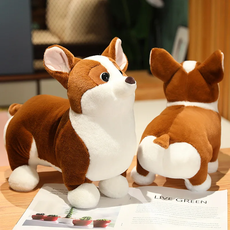 Juguetes de peluche para perros Corgi simulados, juguetes sexuales interactivos para perros, suministros suaves y realistas para mascotas, accesorios para cachorros - imagen 2