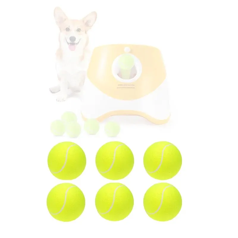 Pelotas de tenis para perros, tamaño de 2 pulgadas, compatibles con la mayoría de lanzadores de pelotas automáticos, idea para perros pequeños (solo 12 pelotas) - imagen 5