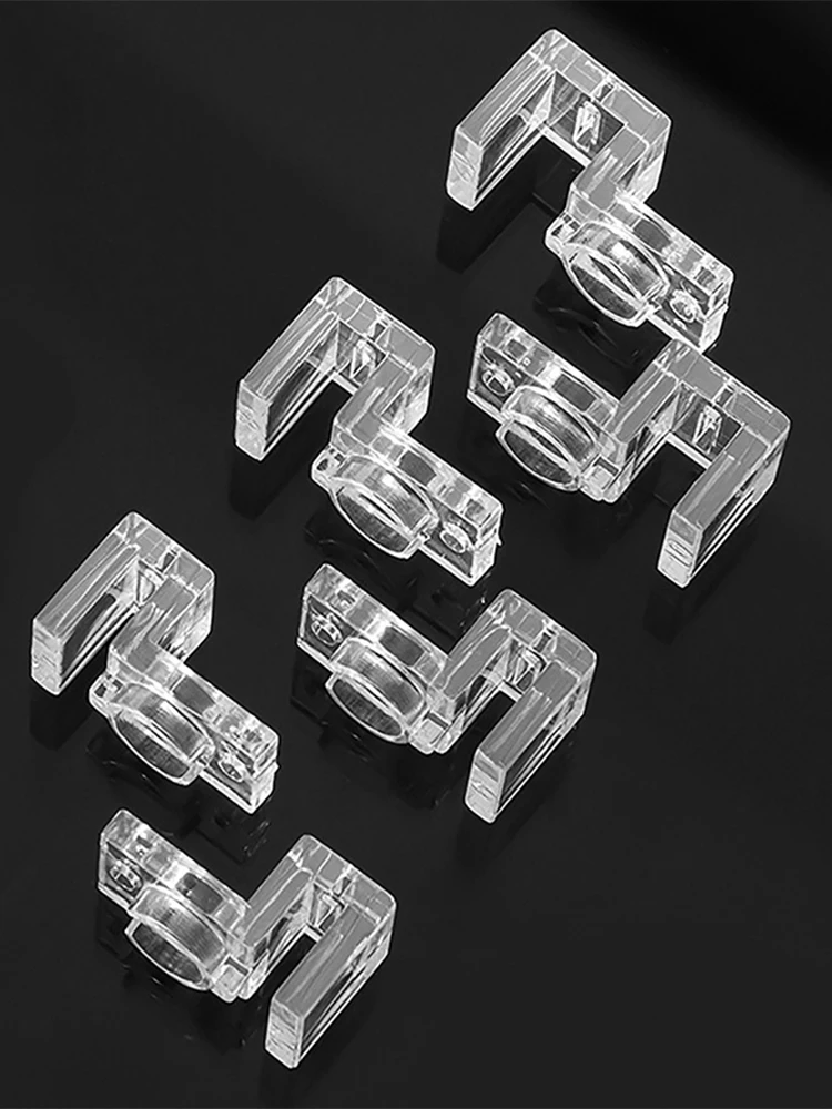 Clips acrílicos para pecera, 4 Uds., para 5mm ~ 12mm de espesor de pared, cubierta de tapa de acuario, soporte, abrazadera, suministros - imagen 5