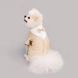 Conjunto de esmoquin con pajarita para perros – Ideal para bodas y eventos formales