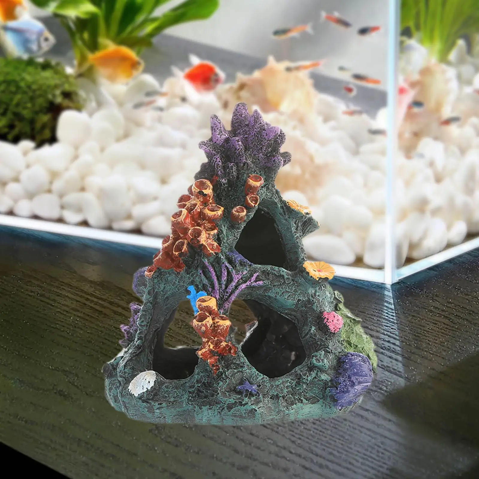 Resin Aquarium Coral Cave Plants Supplies Landscape Decor Fish Tank Ornament Resin Aquarium Coral Cave Plants Supplies Landscape Decor Fish Tank Ornament
