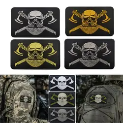 Parche hacha vikinga para perro – Insignia decorativa resistente para collar