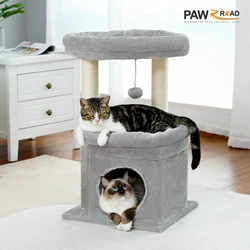 Árbol para gatos pequeño con sisal natural – Torre rascadora interior
