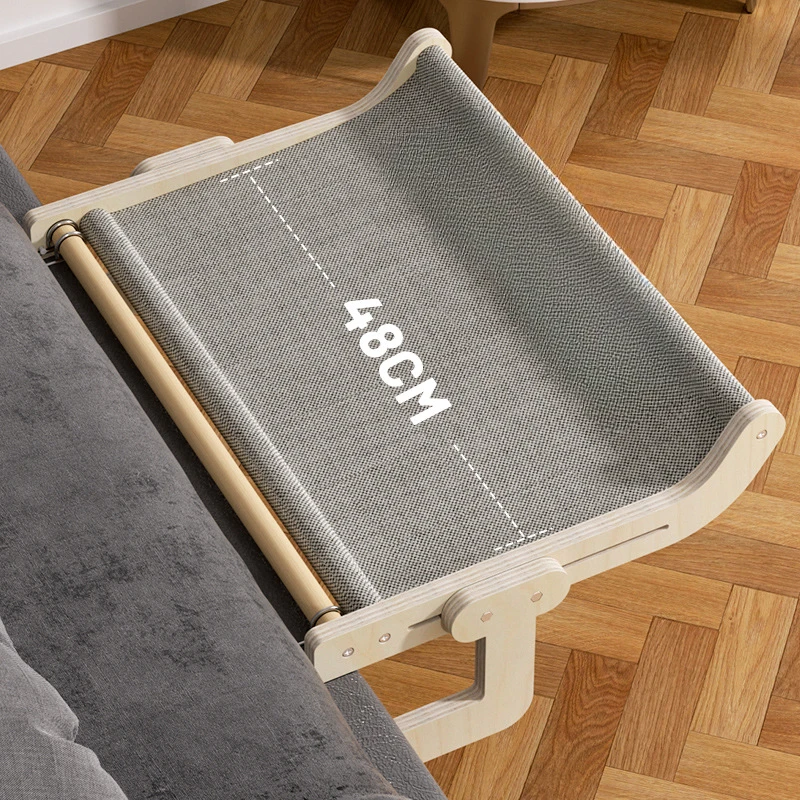 Torres de madera para gatos grandes, torre para rascar con múltiples hamacas, accesorios para árboles trepadores, muebles, suministros de túnel baratos - imagen 3