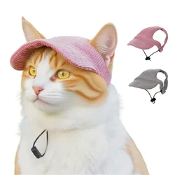 Gorro deportivo para gatos y perros ajustable con agujero orejas