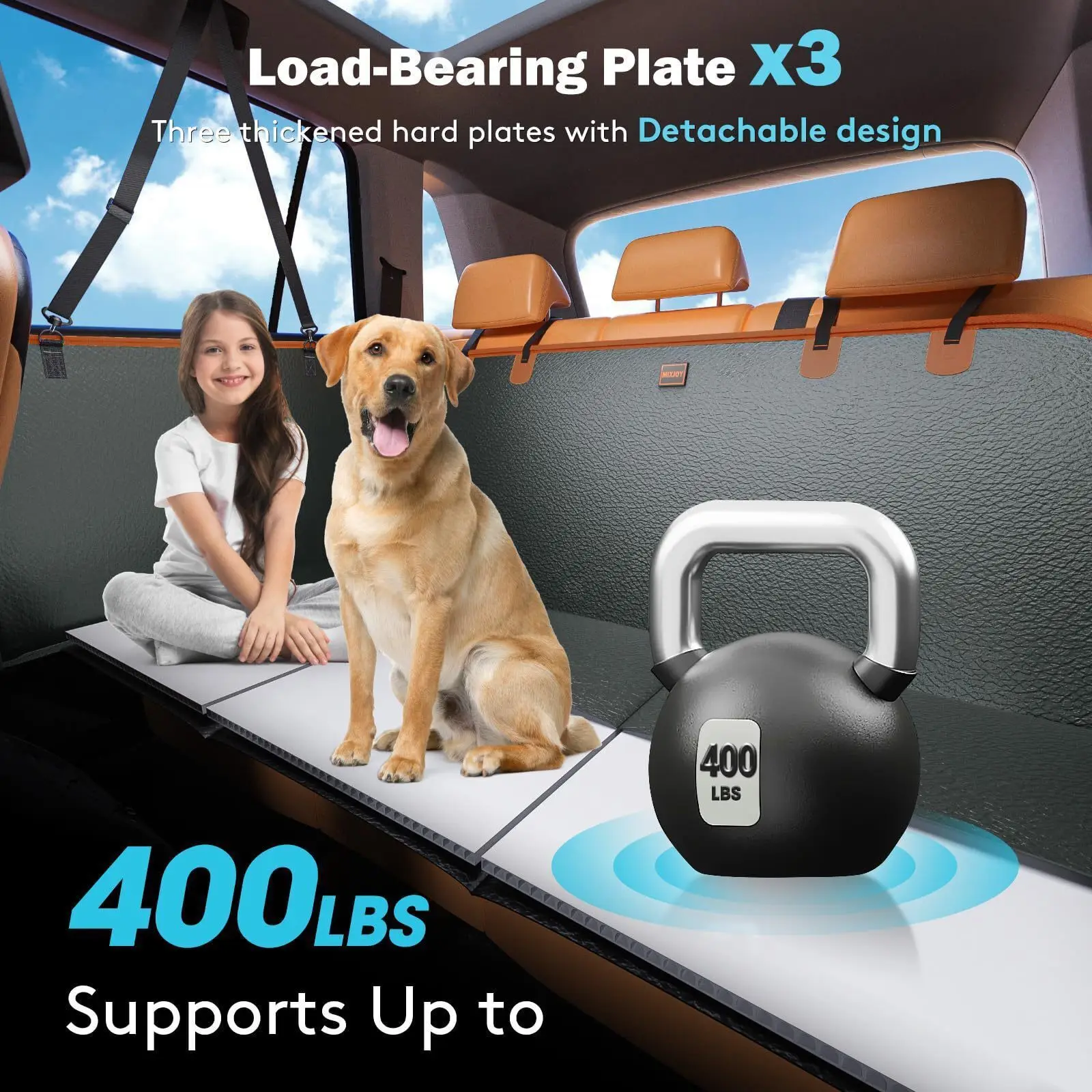 Protector asiento trasero coche para perro impermeable antiarañazos - imagen 4