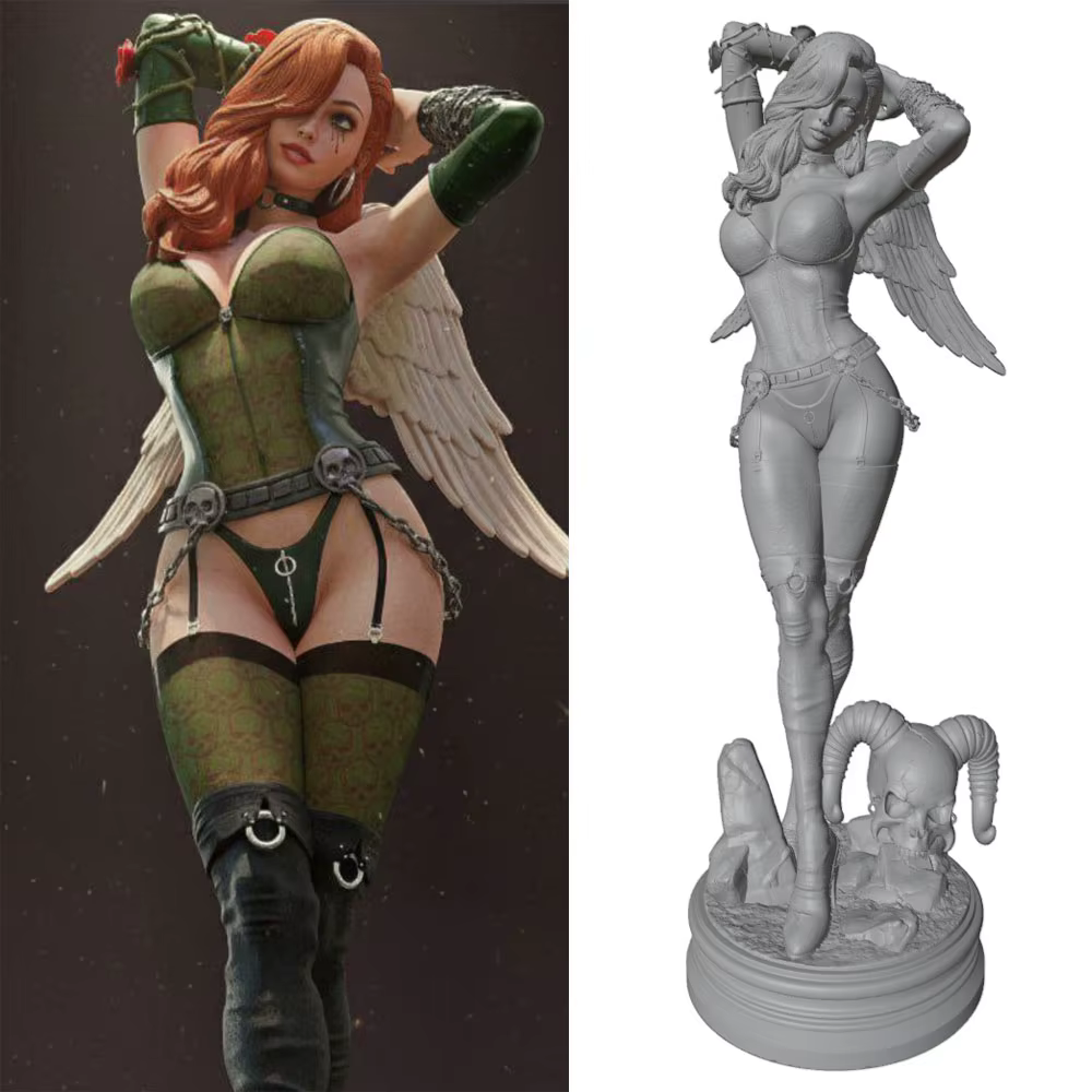 Figura de anime 1/24 – Miniatura para coleccionistas y pintura DIY - imagen 2