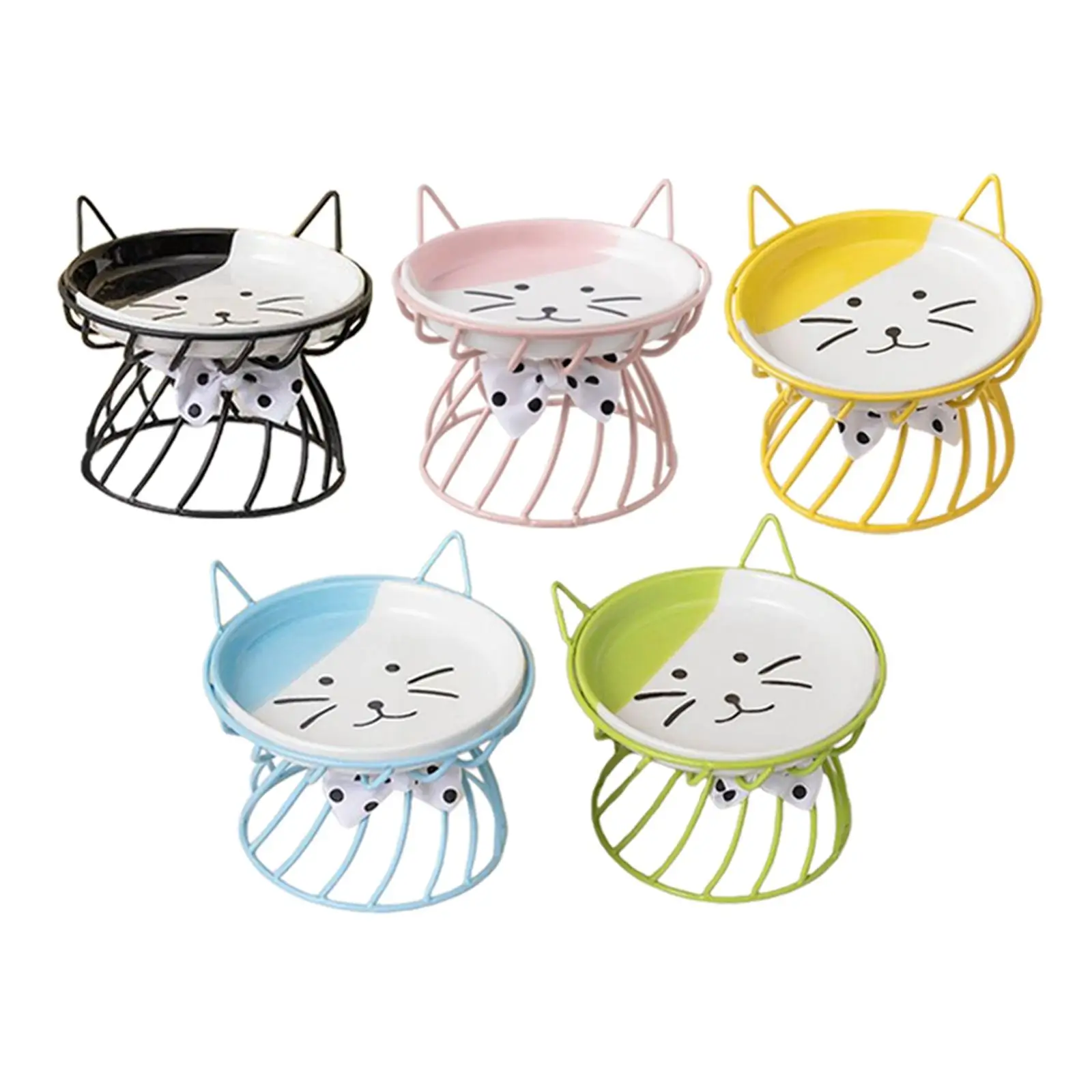 Cuenco para gatos, cuenco para perros, comida para mascotas, bebedero, bebedero elevado para gatos - imagen 2