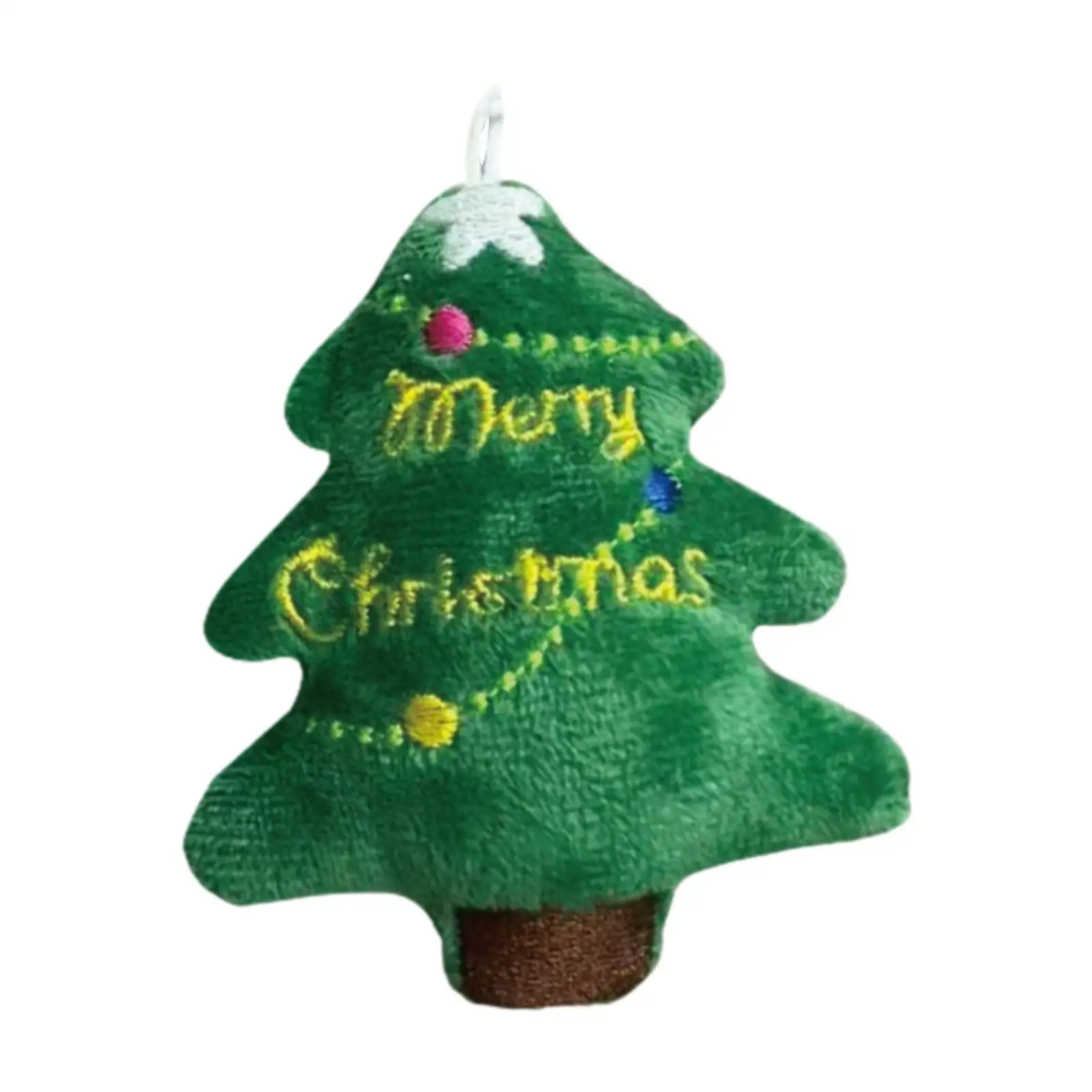 Árbol de Navidad relleno, muñeco de peluche, Mini adorno, decoración colgante bonita para árbol de Navidad, hogar de vacaciones - imagen 3