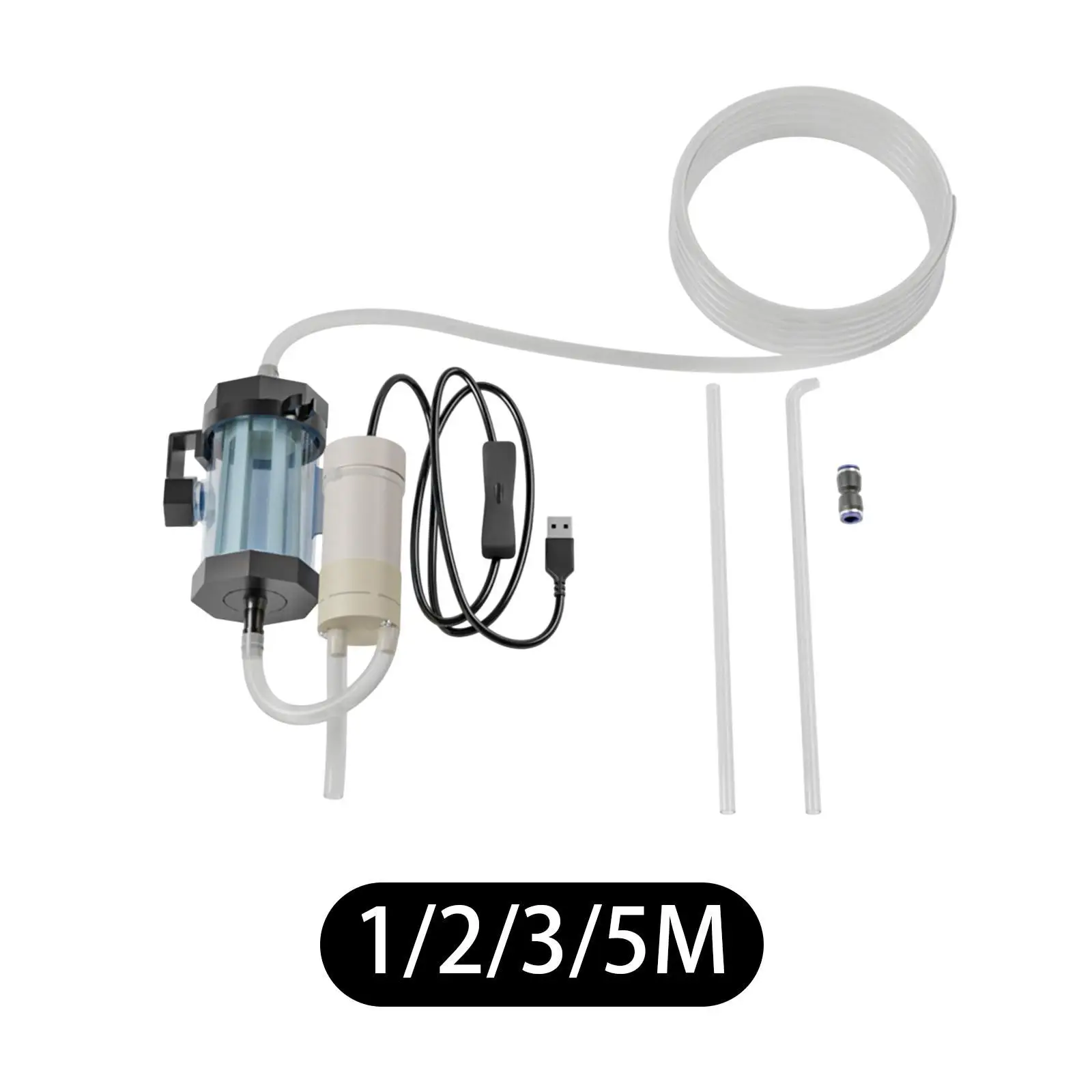 Kit de aspiradora de acuario para eliminación de residuos, fácil cambio de agua, uso doméstico