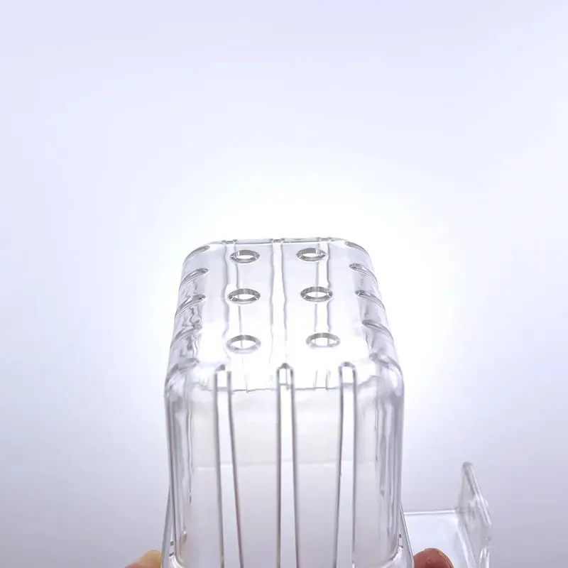 Cesta de plantas de acuario transparente, maceta decorativa colgante para pecera, soporte para plantas acuáticas, taza para plantas acuáticas, macetero para pecera - imagen 5