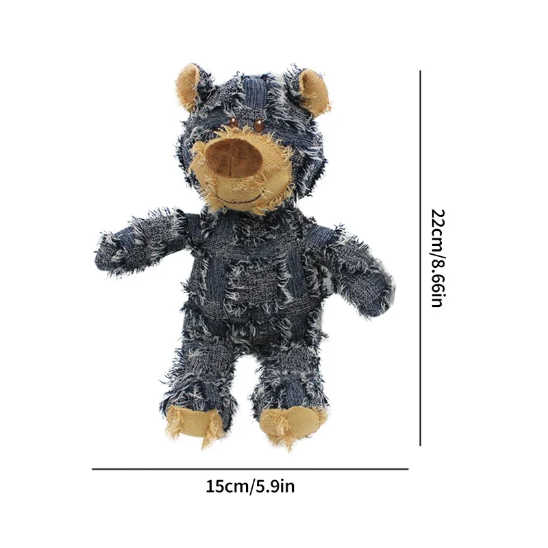 Juguete de peluche Indestructible para perros grandes, perro de peluche, perro de oso resistente Indestructible, juguete chirriante - imagen 3