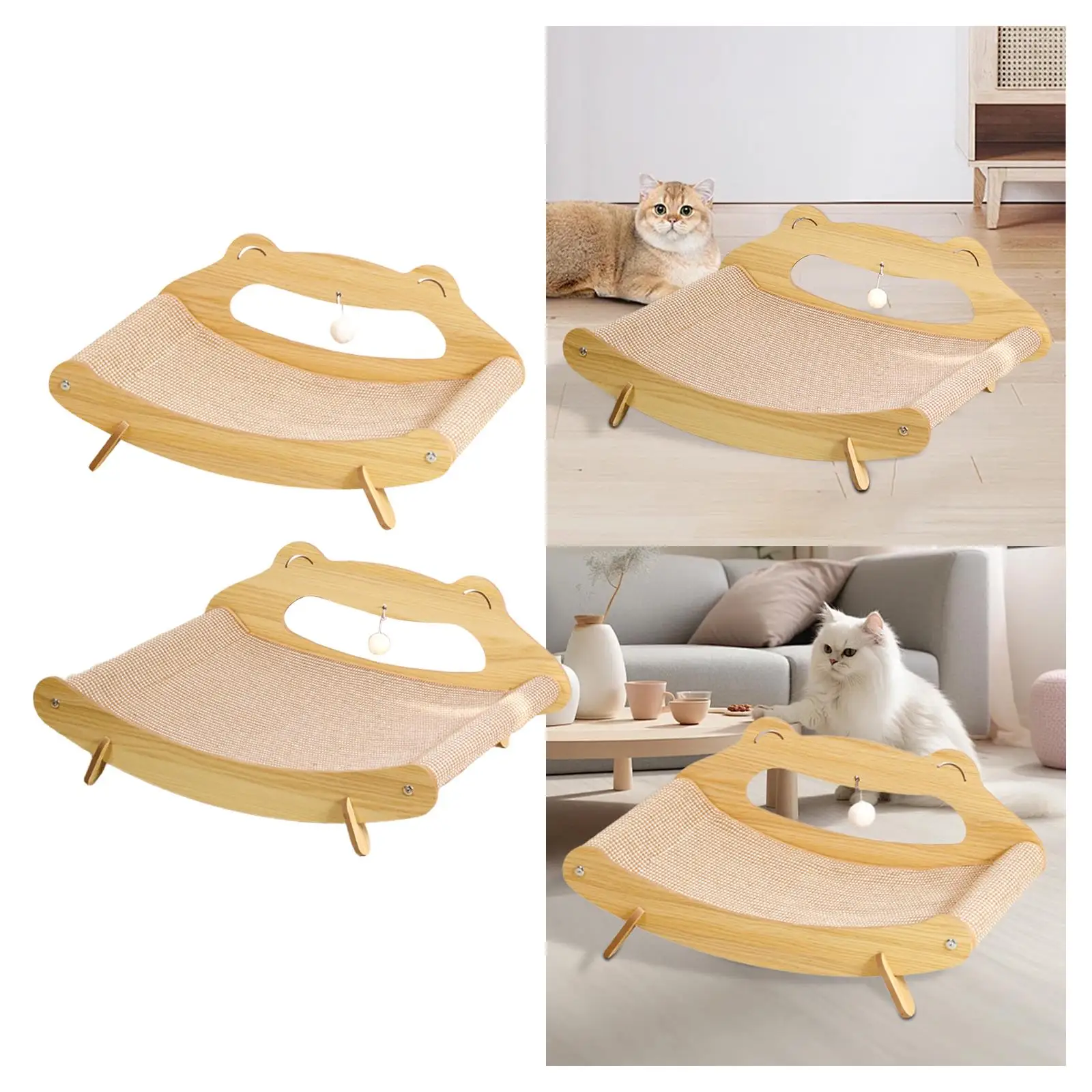Cat Scratcher Floor Standing Cat Plaything for Small Dogs Indoor Cats