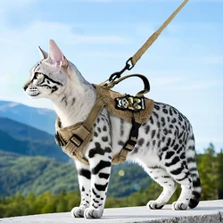 Arnés para gatos reflectantes ligero - Paseo seguro y cómodo