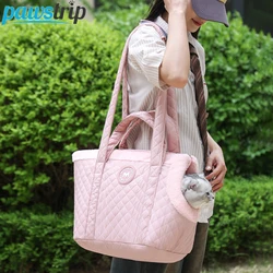 Bolsa de transporte felpa para gatos y perros pequeños – Invierno