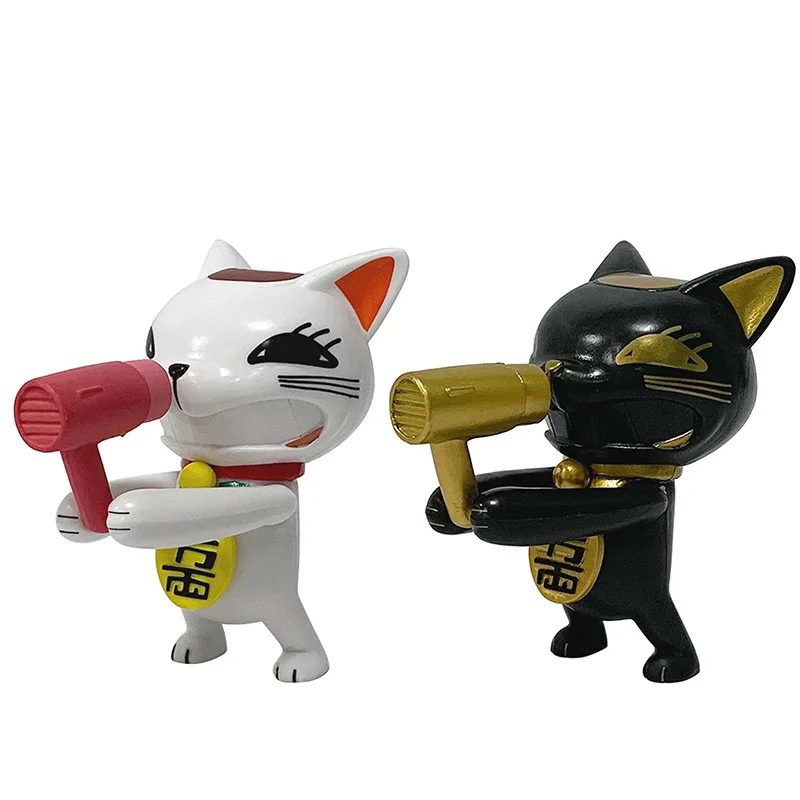 Figura decorativa para gatos Dandadan Granny con Gato de la Suerte - imagen 2