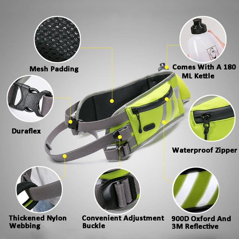 Truelove-riñonera con soporte para teléfono para mascotas, bolsa de bolsillo para caca de perro, bolsa para trato de perro y soporte para botella, TLB2151 - imagen 2