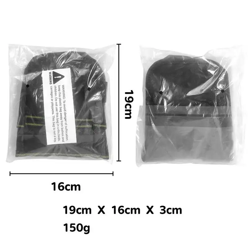 Bolsa de herramientas de cintura, bolsa organizadora de herramientas, cinturón de utilidad, bolsa de herramientas de trabajo, delantal de trabajo, bolsa de herramientas portátil ajustable de alta resistencia - imagen 4
