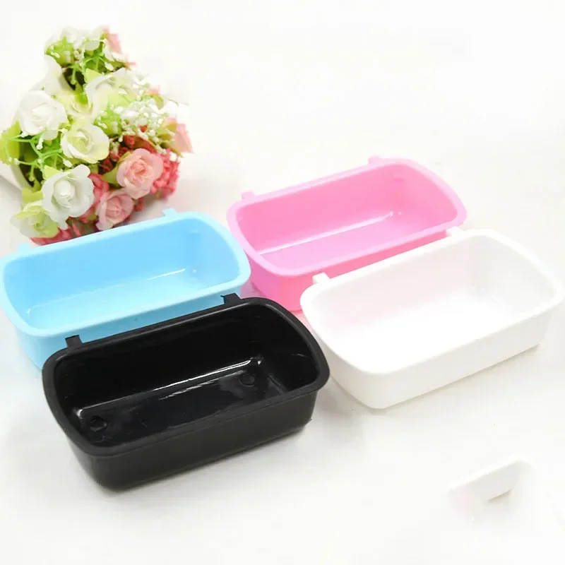 Alimentador de comida para mascotas pequeñas, cuenco colgante con gancho para jaula de hámster, dispositivo para beber agua, taza de alimentación para pájaros, palomas y ardilla