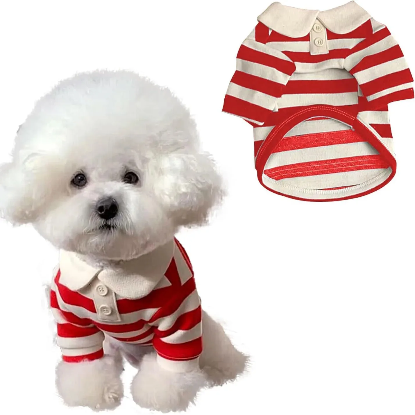 Accesorios para perros pequeños, sudadera, ropa de Pug, suministros para Chihuahua para mascotas, traje, vestido bonito, abrigo de lujo, mediano York - imagen 5