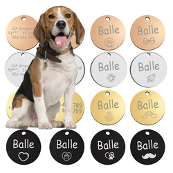 Placa identificativa grabada para perros y gatos – Personalizada