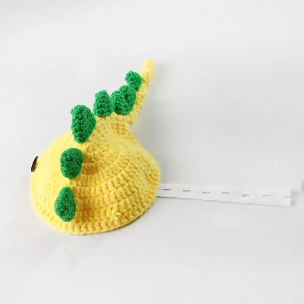 Disfraz de tortuga de dinosaurio, suéter de tortuga bonito ajustable, ropa cálida tejida a mano para mascota, tortuga, accesorio de Cosplay para fiesta - imagen 2