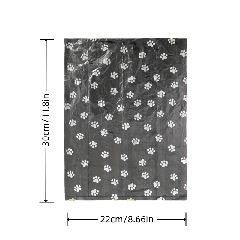 Bolsas para excrementos de perro con forma de pata, bolsa para arena, bolsas para excrementos de mascotas y gatos, bolsas para caja de arena para mascotas, bolsas para residuos de perros a prueba de fugas, suministros para mascotas, 1050 Uds. - imagen 5