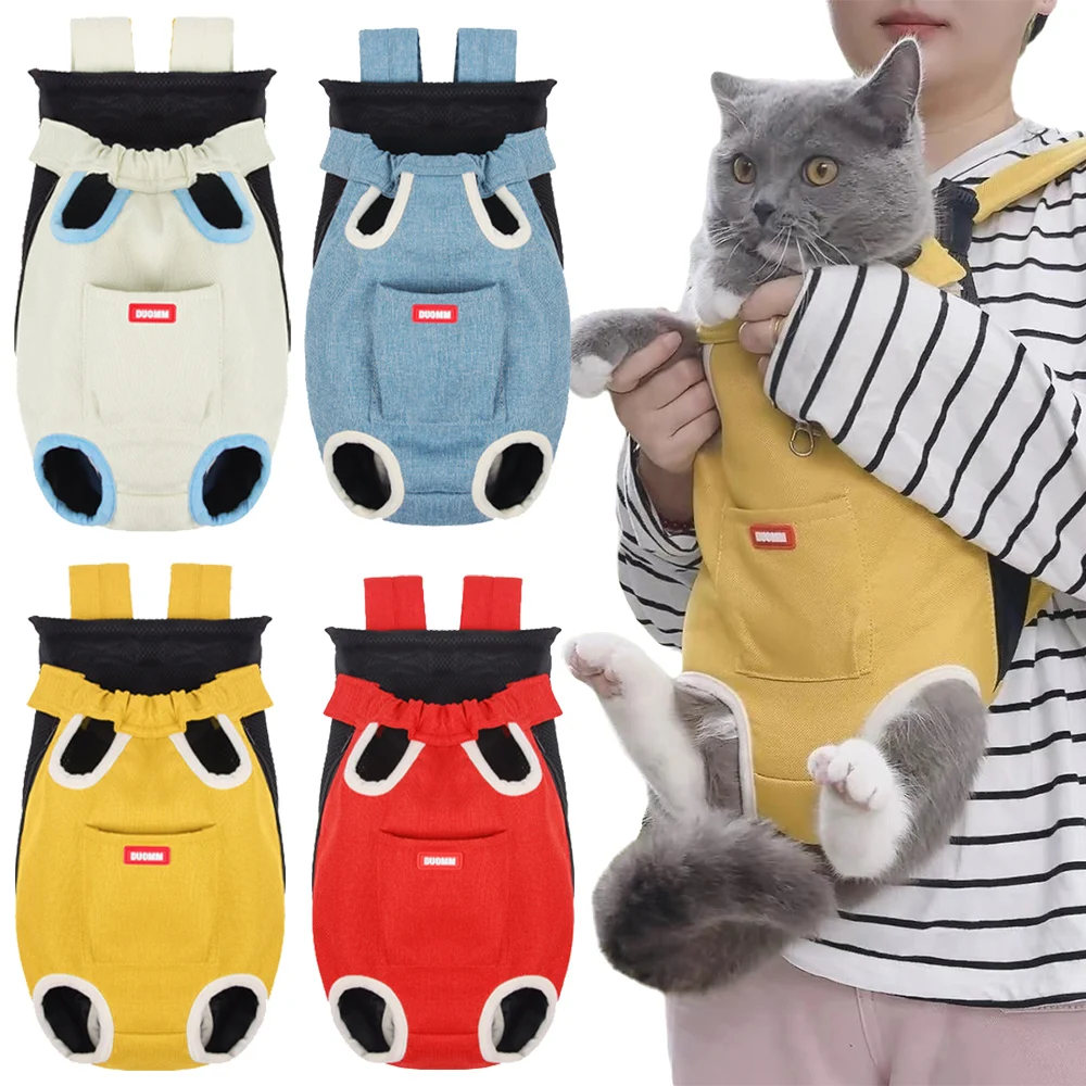 Transportín para gatos Sphynx para caminar en bicicleta, mochilas transpirables para mascotas, bolsas de transporte para gatitos, accesorios de viaje para mascotas - imagen 3