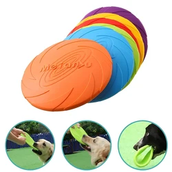 Disco volador de silicona para perros – Juguete resistente para masticar y entrenar